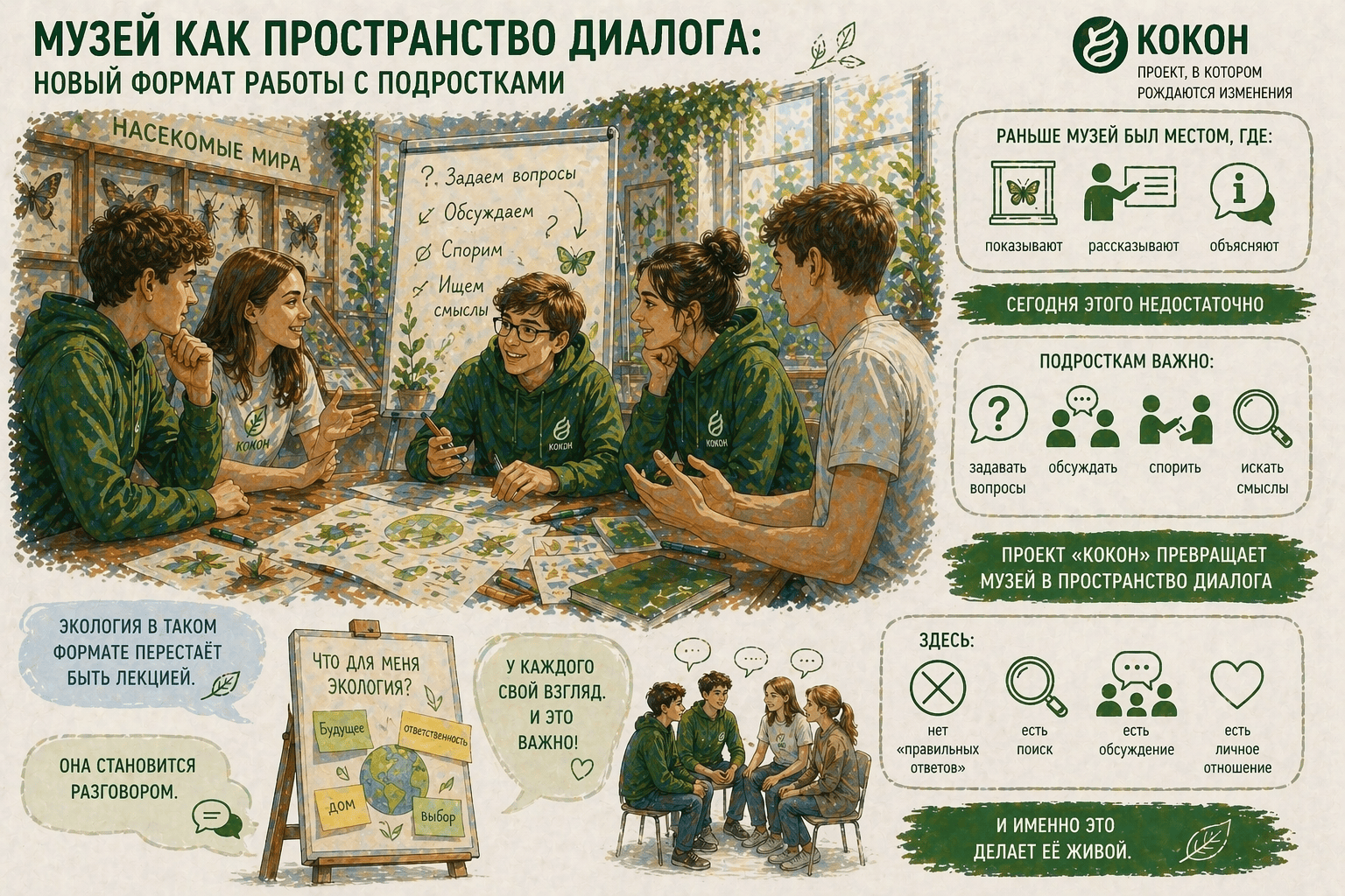 Музей как пространство диалога: новый формат работы с подростками