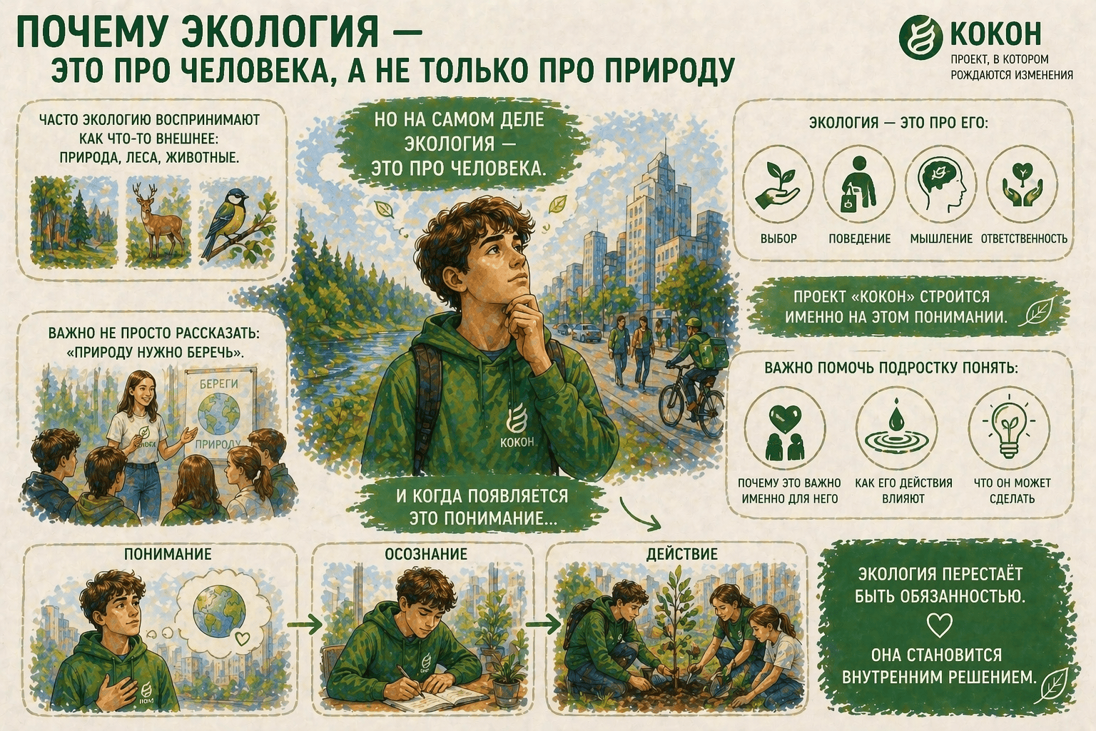 Почему экология — это про человека, а не только про природу